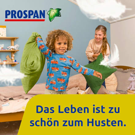 Prospan Efeublätter-Trockenextrakt Hustensaft Kinder mit Kirschgeschmack Prospan