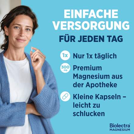 Biolectra Magnesium 300mg Kapseln 100 St Biolectra