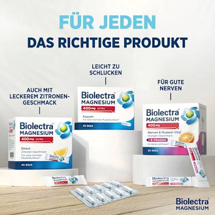 Biolectra Magnesium 400mg Ultra Direct Orange Stick 60 St Biolectra