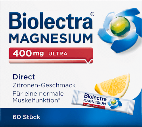 Biolectra Magnesium 400mg Ultra Direct Orange Stick 60 St Biolectra