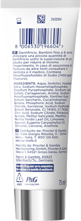 Dentifricio 3D WHITE CLINICAL INTENSIVE WHITENING Oral-B