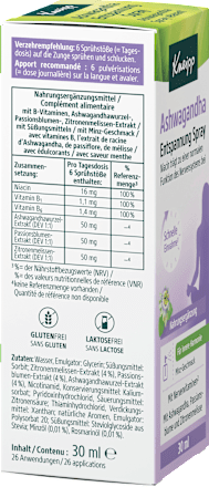 Spray Ashwagandha Entspannung Kneipp