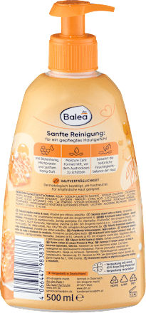 Sapone liquido latte & miele Balea