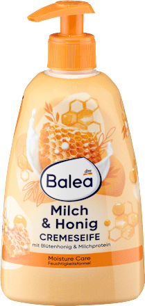 Kremasti tečni sapun- med i mleko Balea