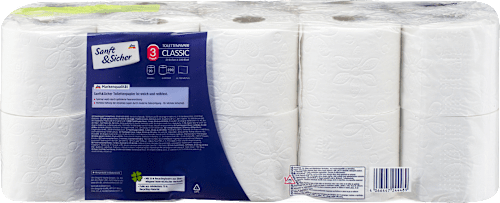 Toilettenpapier Classic 3-lagig Mega Roll Sanft&Sicher
