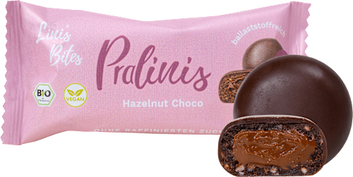 Schokolade Pralinis Hazelnut Choco Lini's Bites