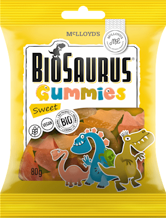 Fruchtgummi Dinosaurier Süß BioSaurus