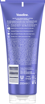 Vaseline Serum Burst Lotion Overnight Radiance Vaseline