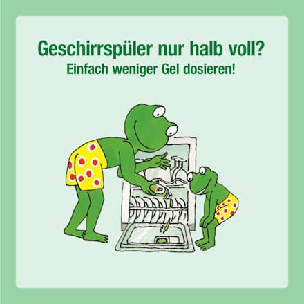 Geschirrspül-Gel All-in-One Limone Frosch