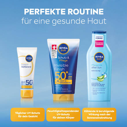 Sonnenmilch invisible finish, Schutz & Pflege, LSF 50+ NIVEA SUN