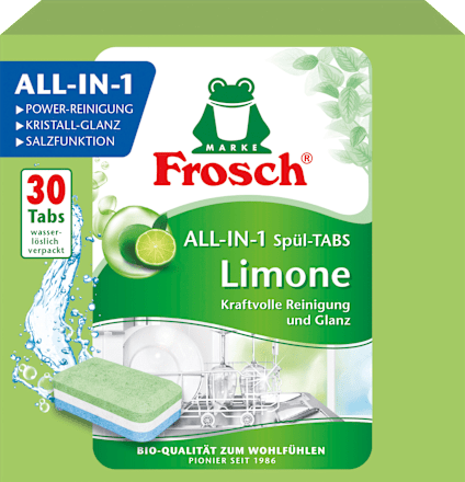 Geschirrspül-Tabs All-in-1 Limone Frosch