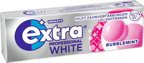 Kaugummi, Extra Professional White, Bubblemint, zuckerfrei EXTRA