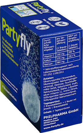 Elektrolyt-Vitamin C-Komplex Brausetabletten 4 St Partyfly