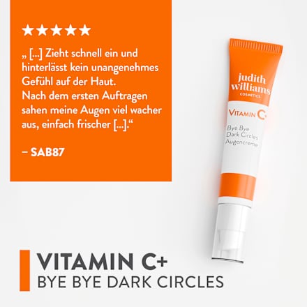 Augencreme Vitamin C+ Bye Bye Dark Circles judith williams COSMETICS