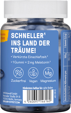 Sleep Gummies Melatonin 30 St BRAINEFFECT