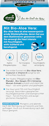 Feuchtigkeitscreme Hydro alverde MEN