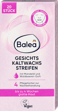 Kaltwachsstreifen Gesicht Balea