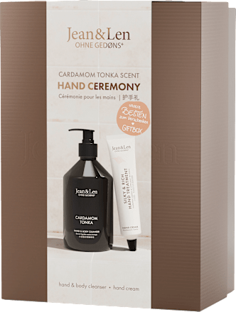 Geschenkset "hand ceremony" Cardamom & Tonka 2tlg Jean&Len