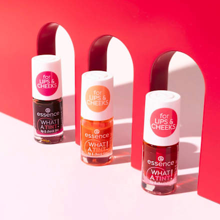 WHAT A TINT! tint za usne i obraze - 02 Coral Sunset essence