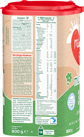 Folgemilch 3 Milumil ab dem 10. Monat Milupa