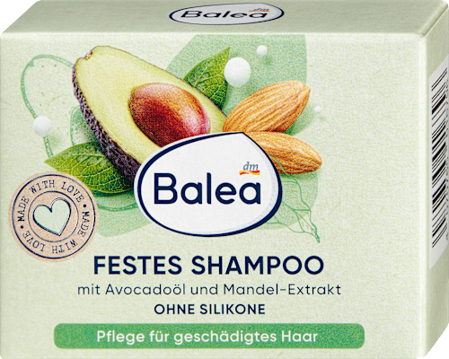 Festes Shampoo Avocadoöl & Mandel-Extrakt Balea