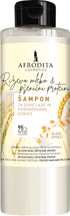 Šampon za suhu kosu – rižino mlijeko & pšenični proteini AFRODITA