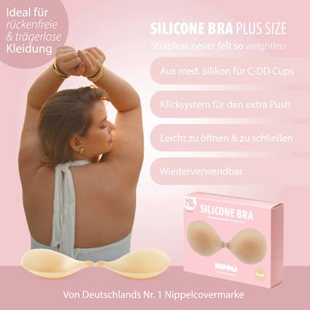 Nippelcover Silicone Bra C-DD Cup Nude NIPPLI EUROPE GmbH