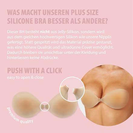 Nippelcover Silicone Bra C-DD Cup Nude NIPPLI EUROPE GmbH
