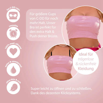 Nippelcover Silicone Bra C-DD Cup Nude NIPPLI EUROPE GmbH