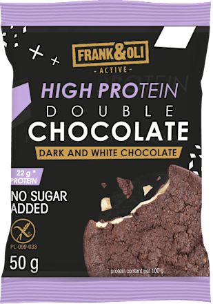 Ciastko proteinowe podwójnie czekoladowe FRANK&OLI