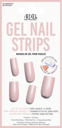 UV Gel Nagelfolien, Gel Nail Strips Strawberry Milkshake ARDELL