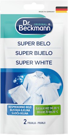 Super White sredstvo za izbjeljivanje veša Dr. Beckmann