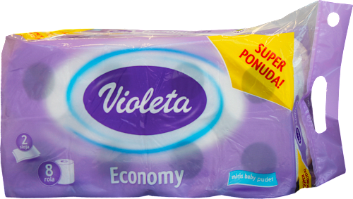 Economy toaletni papir 2 - slojni,113 listića Violeta