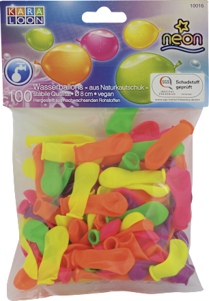 Vodné balóniky neónové - 8 cm  Trigo