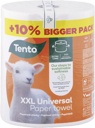 Papierové utierky XXL Universal Tento