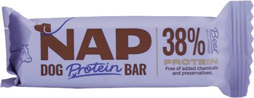 Proteínová tyčinka pre psy hovädzia s levaduľou NAP