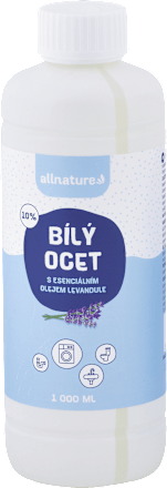 Biely ocot 10% s esenciálnym olejom levanduľa allnature