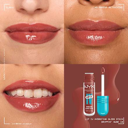 Sjajilo za usne Lip I.V. – 18 Drippin' Nude NYX PROFESSIONAL MAKEUP