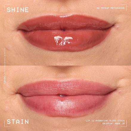 Sjajilo za usne Lip I.V. – 18 Drippin' Nude NYX PROFESSIONAL MAKEUP