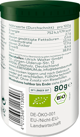 Gewürzzubereitung Topping für Brot LEBENSBAUM