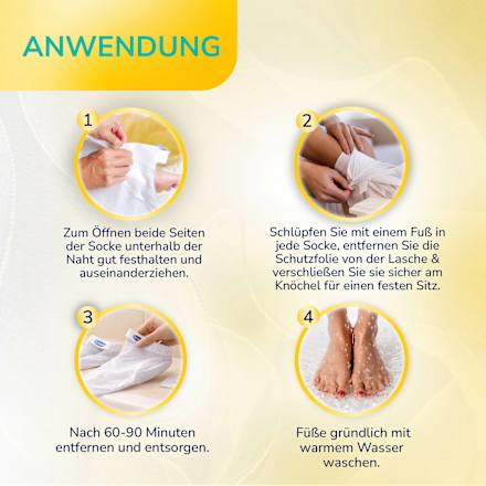 Fußmaske Anti Hornhaut Pflege & Peeling (1 Paar) Scholl