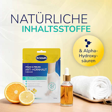 Fußmaske Anti Hornhaut Pflege & Peeling (1 Paar) Scholl