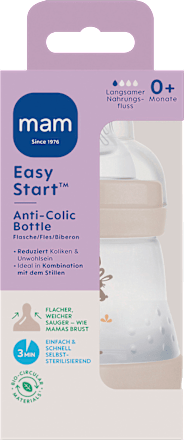Babyflasche Easy Start Anti-Kolik 0+ Monate 160 ml sortiert mam