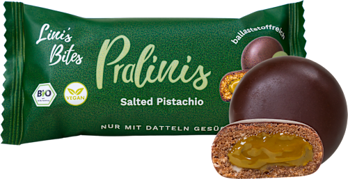 Schokolade Pralinis Salted Pistachio Lini's Bites