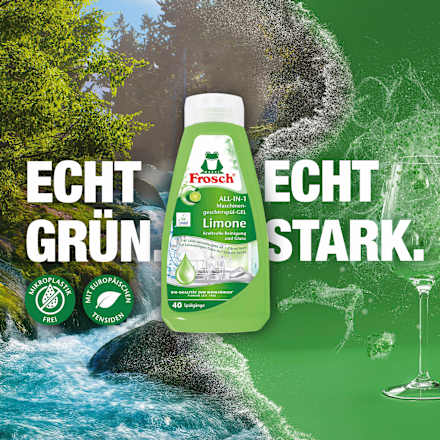 Geschirrspül-Gel All-in-One Limone Frosch