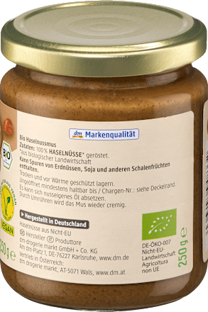 Haselnussmus dmBio