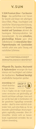 Selbstbräuner Glow & Tan Booster Drops V.SUN