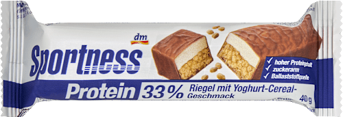 Baton cu 33 % proteine, iaurt cereale Sportness