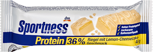 Proteínová tyčinka 36 % s príchuťou citrón cheesecake Sportness