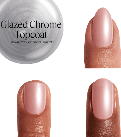 Top Coat Gel Couture 564 Glazed Chrome essie